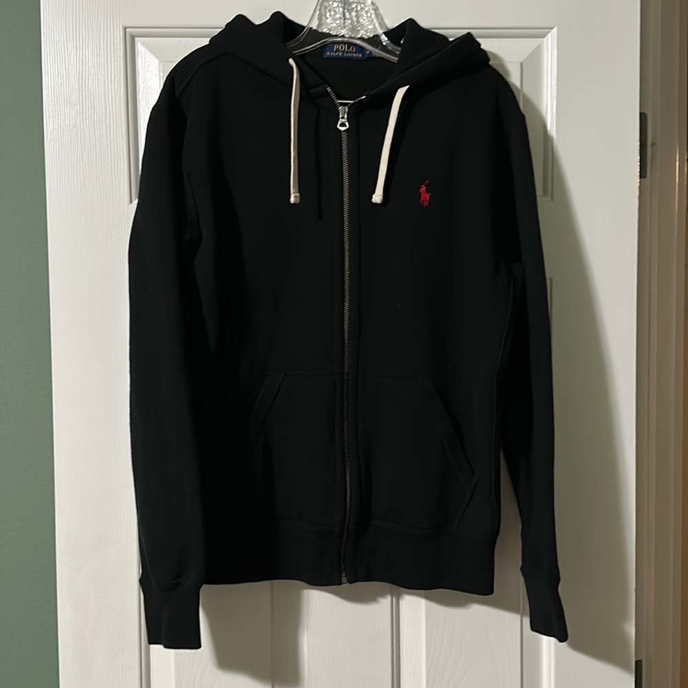 POLO RALPH LAUREN Men's Signature Fleece Hoodie Size/M Color/Black